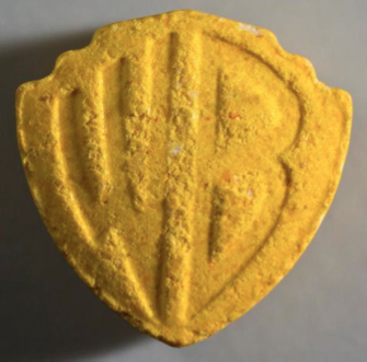 Achtung, extrem hochdosierte XTC-Pille "Warner Brothers" mit 203,8 mg MDMA!  - sauber drauf! mindzone.info