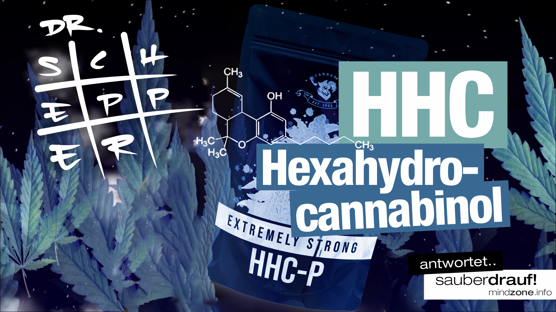 HHC – Hexahydrocannabinol – Dr Schepper 2023-12 sauber drauf mit mindzone drogen-beratung – farbiger