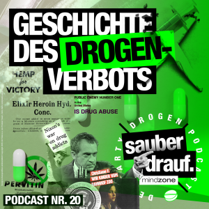 Geschichte des Drogenverbots - Im Gespräch mit Helena Barop - Nixon, Nancy Reagan und Christiane F: Folge 20 des sauber-drauf-party-drogen-podcast